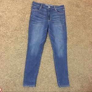 high wasted american eagle skinny jeans